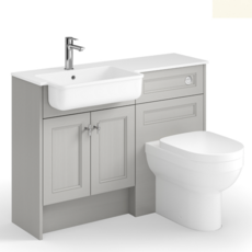 Ellis Kensington Unity Pack 1120mm Left Hand Basin - White