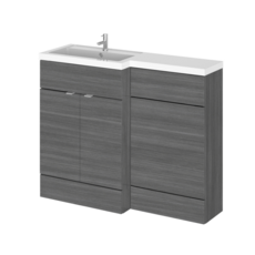 Fusion Floor Standing 2 Door Vanity Basin & WC Left Hand