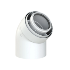 Navien 60/100 45 Degree Flue Bend