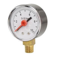 Biworld 10 Bar Gauge - 1/4 Back Connection