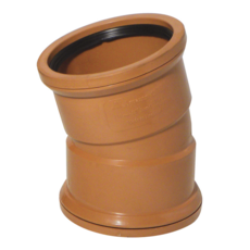 Underground Double Socket Elbow 15deg (110mm)