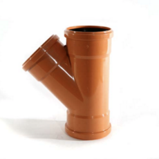 Underground Triple Socket Branch 45Deg (110Mm)