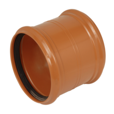 Underground Double Socket Coupling - 110Mm