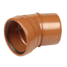 Underground Single Socket Elbow 30deg (110mm)