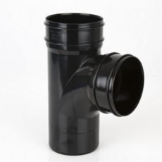 Solvent Weld Double Socket Branch 92.5Deg 110Mm - Black