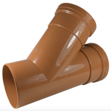 Underground Double Socket Branch 45Deg (110Mm)