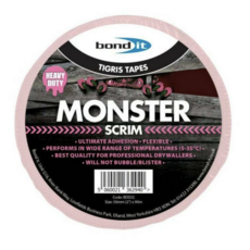 Bond It Monster Scrim Drywall - White 48mm x 90m