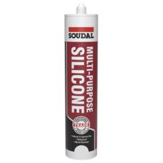 Soudal Multi Purpose Silicone Sealant - Grey
