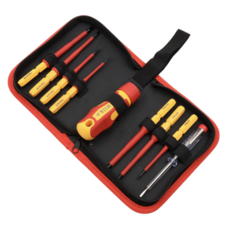 Hilka 9 Pce Vde Quick Blade Electricians Screwdriver Set