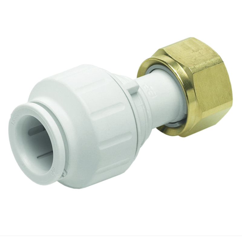 Jg Speedfit Straight Tap Connector - 15Mm X 3/4"