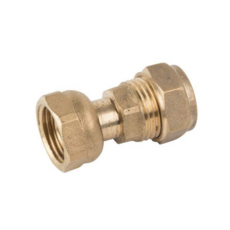 Compression Straight Tap Connector - 22mm x 3/4"
