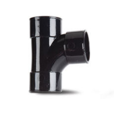 Solvent Weld Waste 50Mm Tee - Black