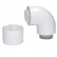 Vaillant 80/125 87 Degree Flue Bend