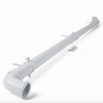 Vaillant White 0.7m Horizontal Flue - Plume Management Kit