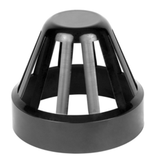 Solvent Weld Vent Terminal 110Mm - Black