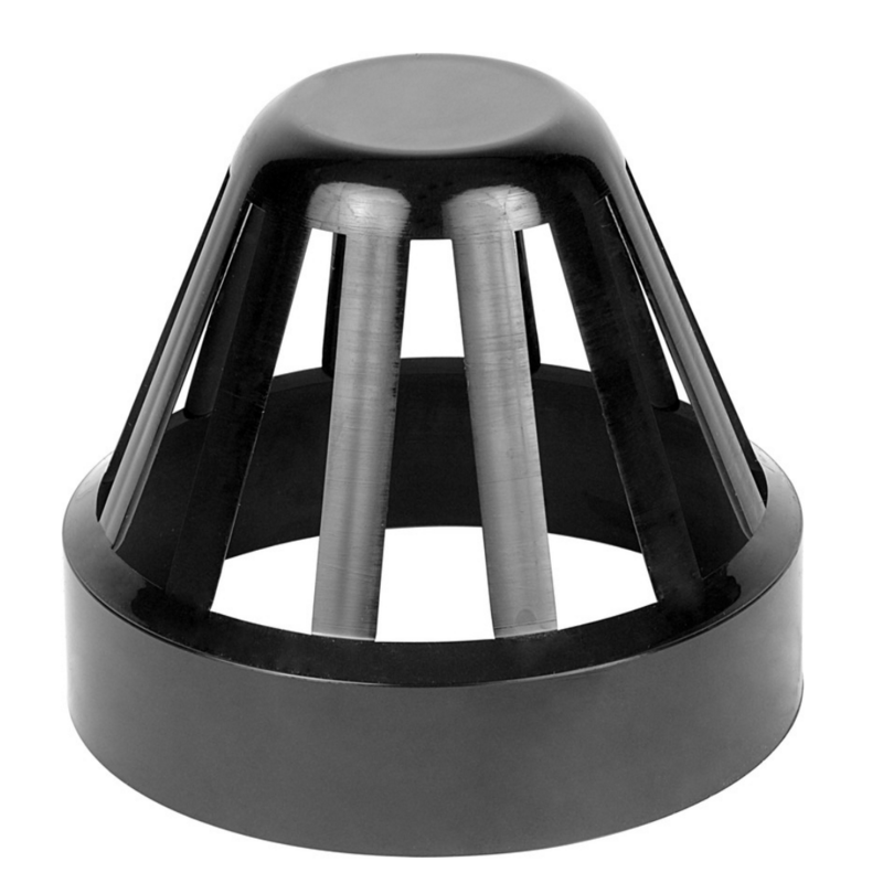 Solvent Weld Vent Terminal 110Mm - Black