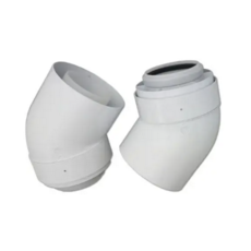 Viessmann 60/100 45 Degree Flue Bend (Pair)