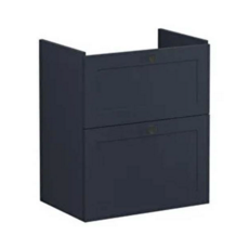 Vitra Root Classic 60cm Sink Unit, Two Drawers - Matt Navy Vitra Root Classic 60cm Sink Unit, Two Drawers - Matt Navy
