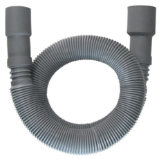 2.1M Grey Flexi Outlet Washing Machine Hose