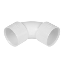 Solvent Weld Waste 50Mm 90.25Deg Knuckle - White